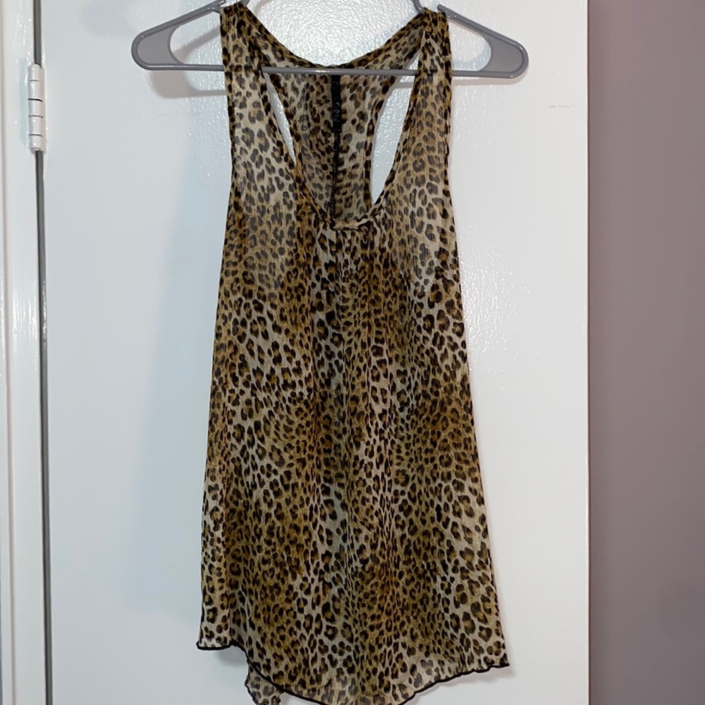 One size cheetah print sheet tank top,‎ 100% polyester